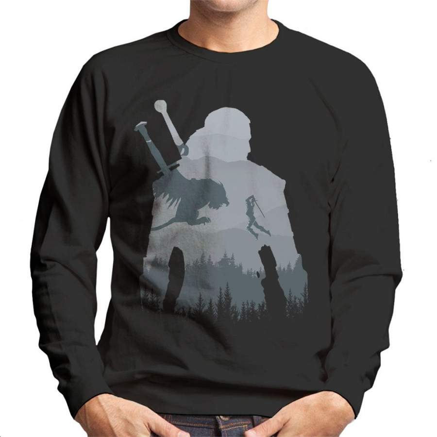 Wild Silhouette The Witcher Men’s Sweatshirt