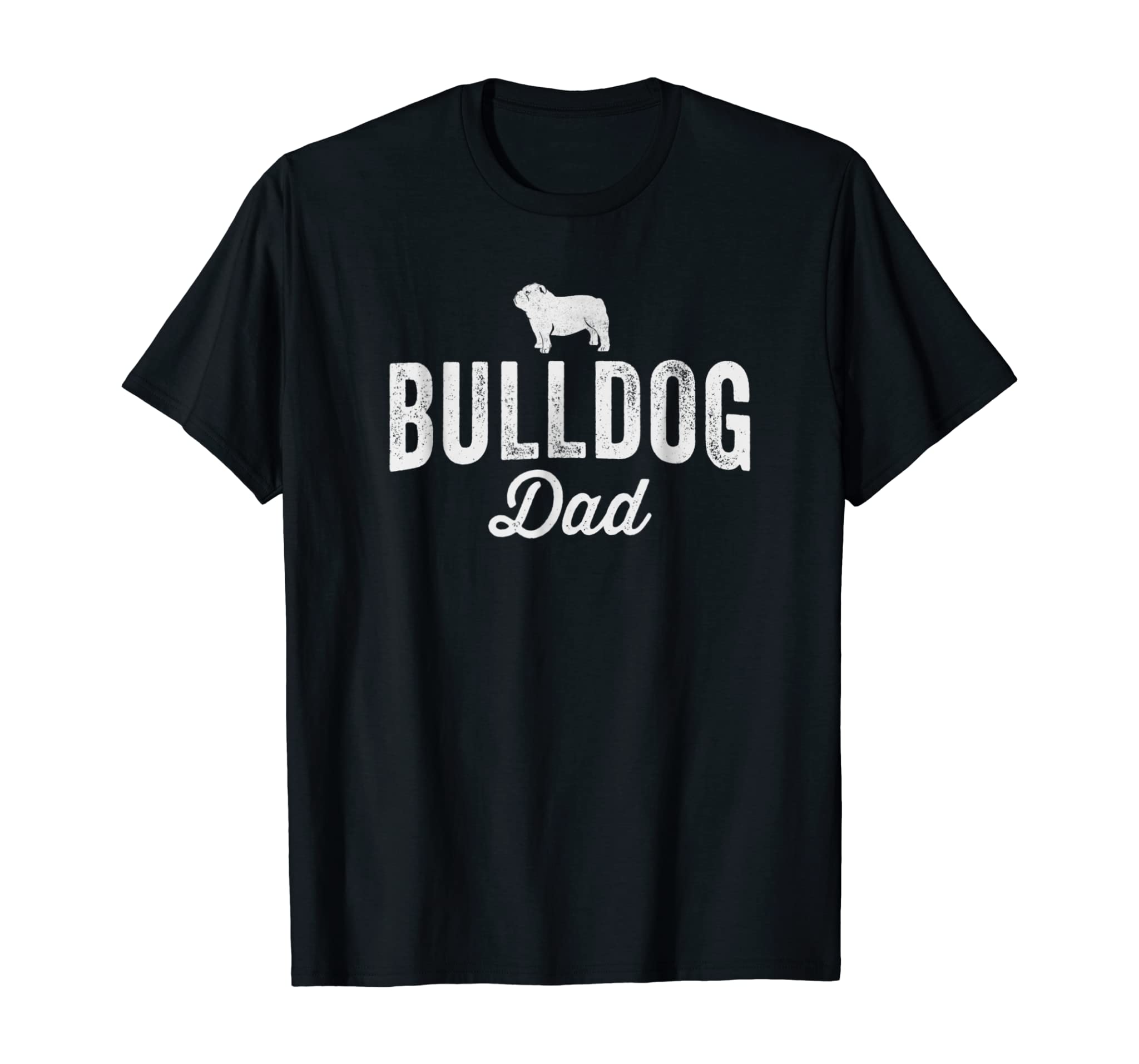 Mens English Bulldog Dad Dog lovers T-shirt – Fathers Gift T