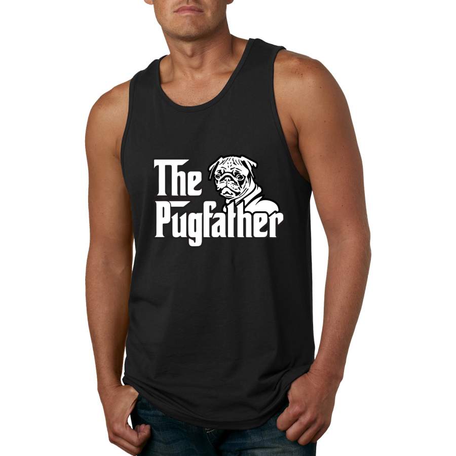 The Pugfather Animal Lover Graphic Tank Top