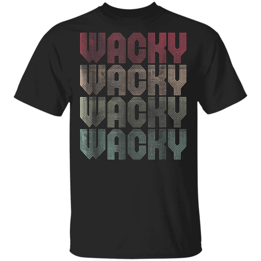 Wacky Wednesday Vintage Retro Style Design Shirt