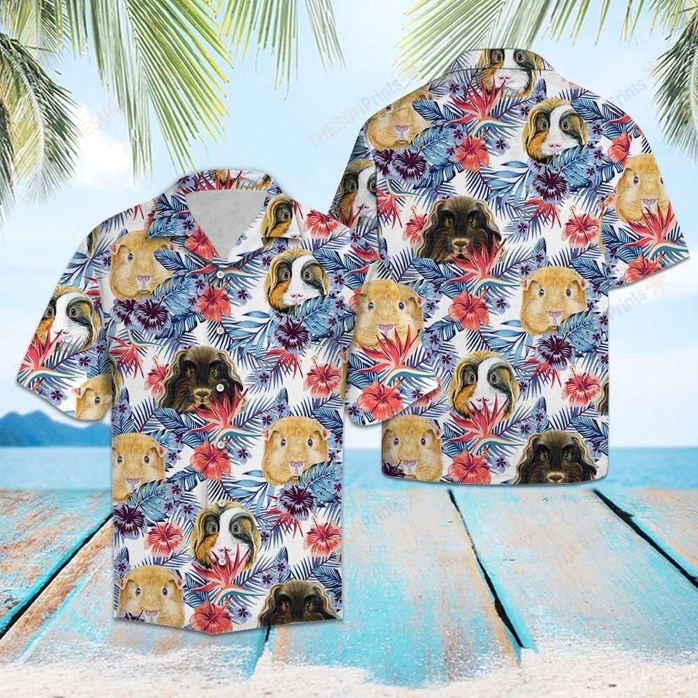 Guinea Pig Hibiscus Flower Hawaiian Shirt Ha8117