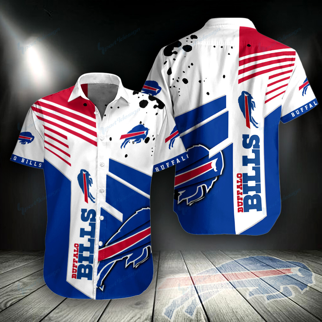 Buffalo Bills Button Shirt Bg665