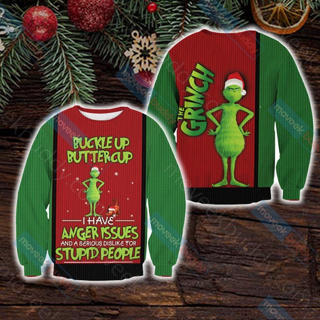 The Grinch New Style For Unisex Ugly Christmas Sweater, All Over Print Sweatshirt