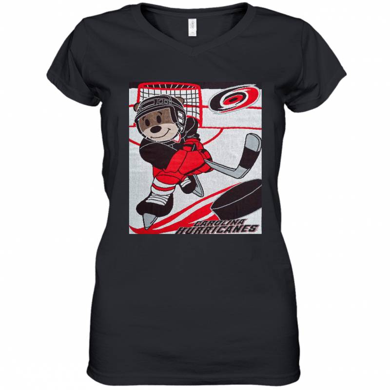 Carolina Hurricanes funny Women’s V-Neck T-Shirt