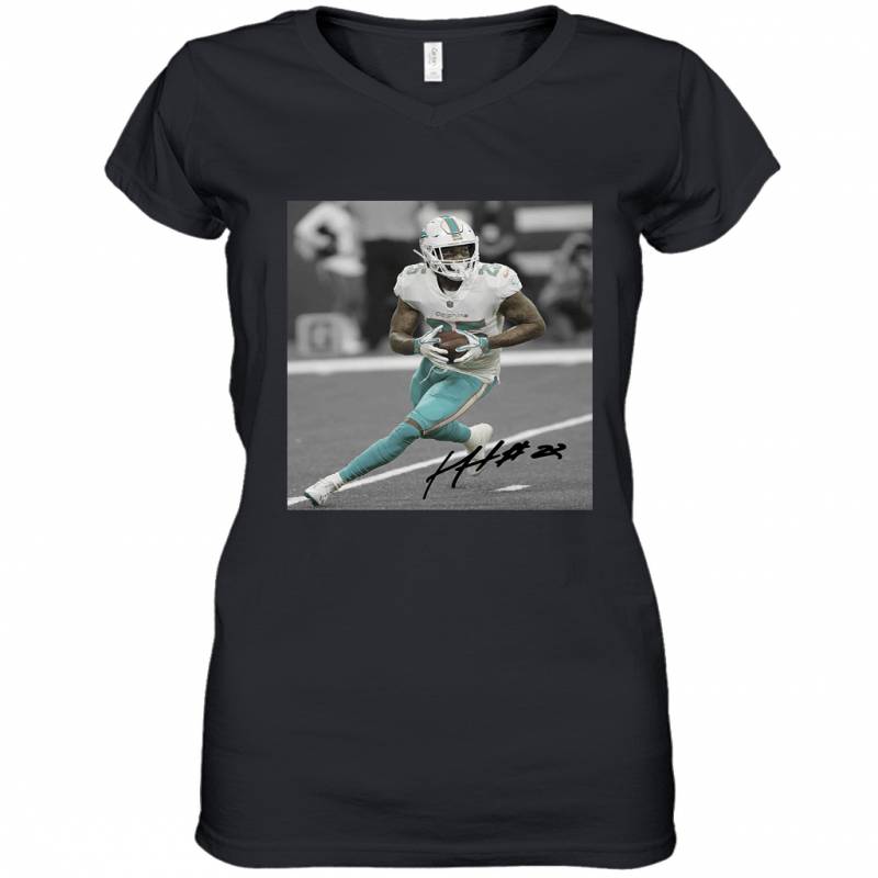 Xavien Howard  Miami Dolphins Women’s V-Neck T-Shirt