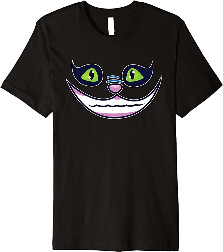 Cat Face Lazy DIY Halloween Costume Funny Kitten Kitty Premium T-Shirt