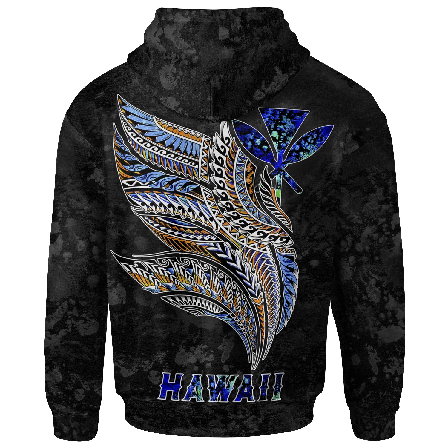 Polynesian Hawaii Custom Personalised Hoodie – Polynesian Wings – BN12