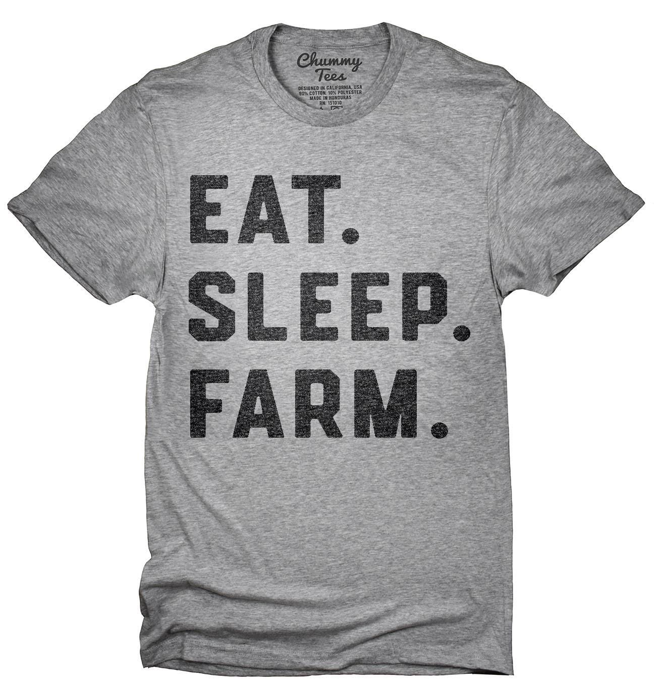 Eat Sleep Farm Funny Farmer T-Shirt