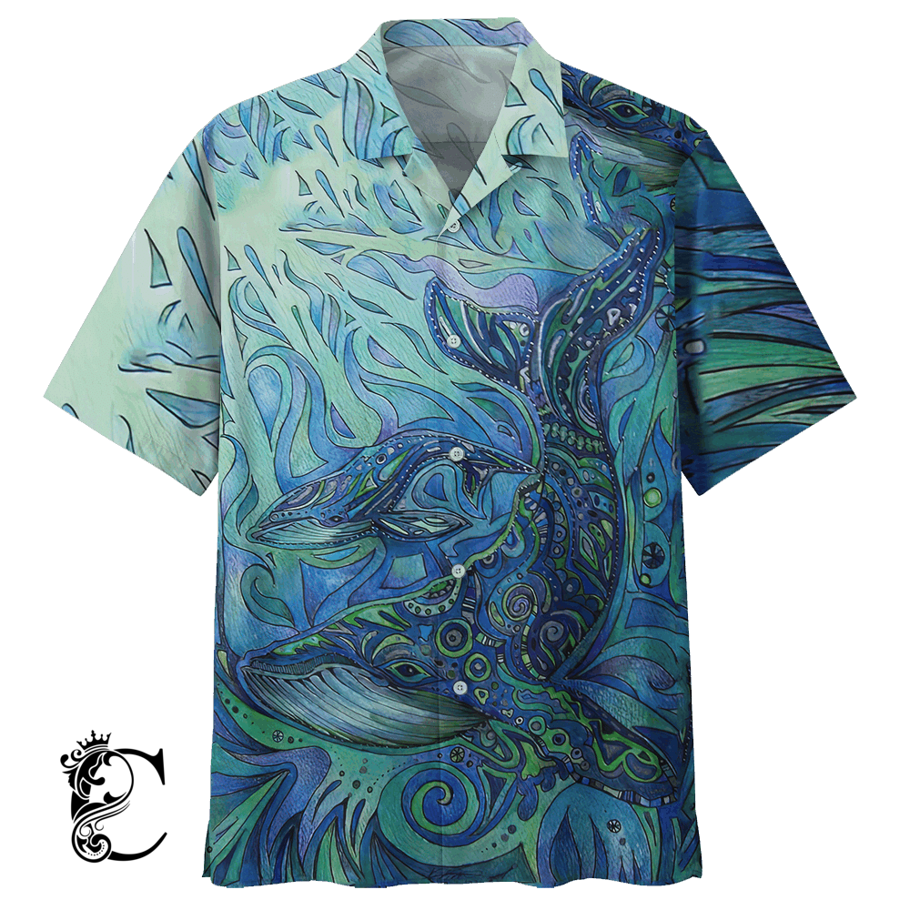 Whale Hawaiian Shirt – Lvb0417B06