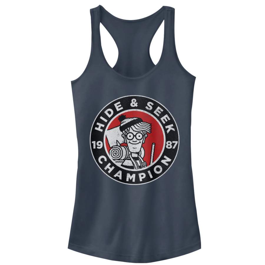 Where’s Waldo Junior’s Hide and Seek Champion  Racerback Tank