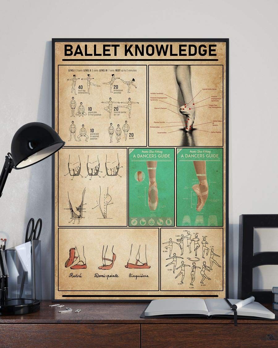 Ballet Knowledge Points Shoe Fitting A Dancers Guide Satin Portrait Canvas