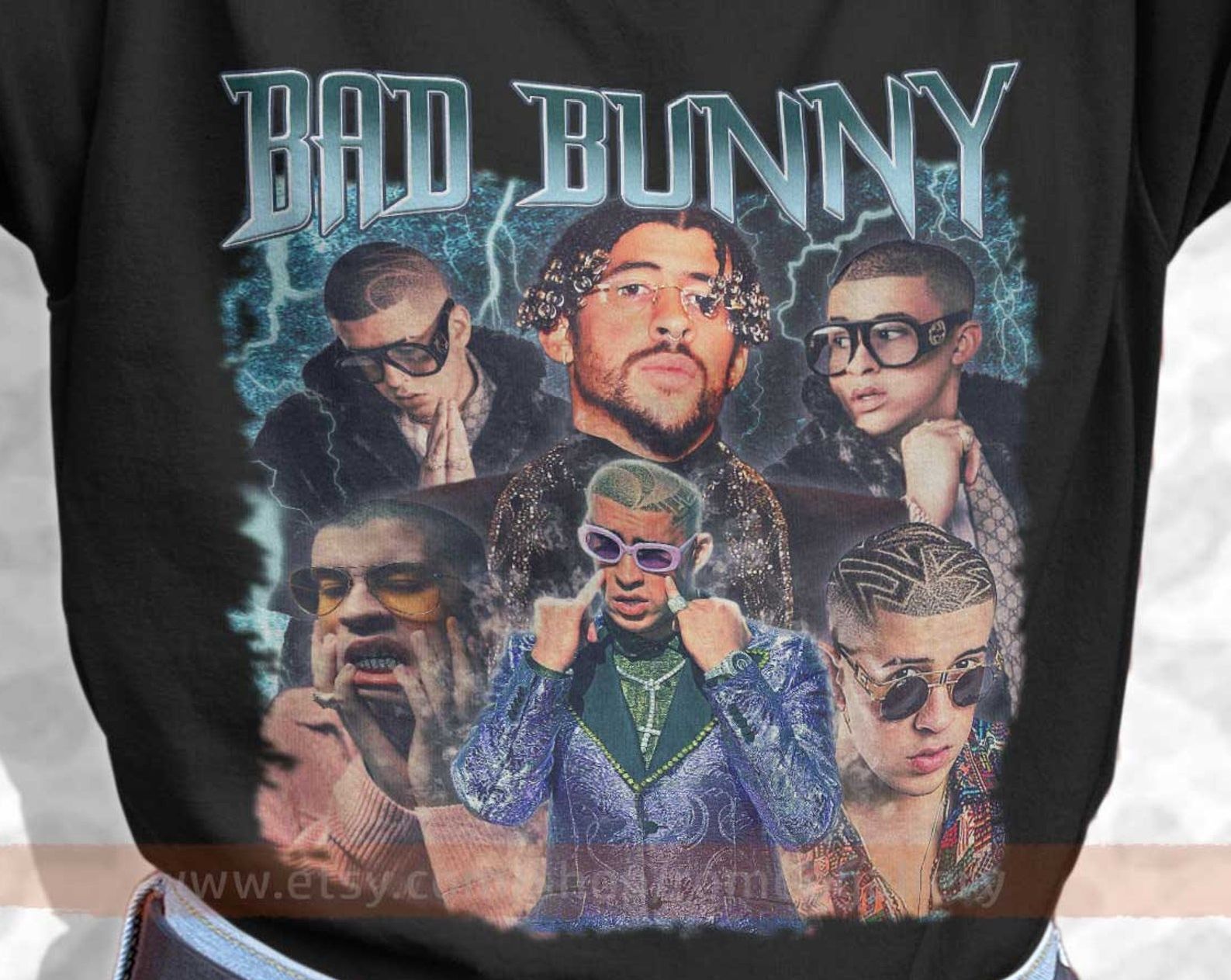 Bad Bunny Shirt 90’S Tee Bad Bunny Retro Vintage Style Hx T-Shirt