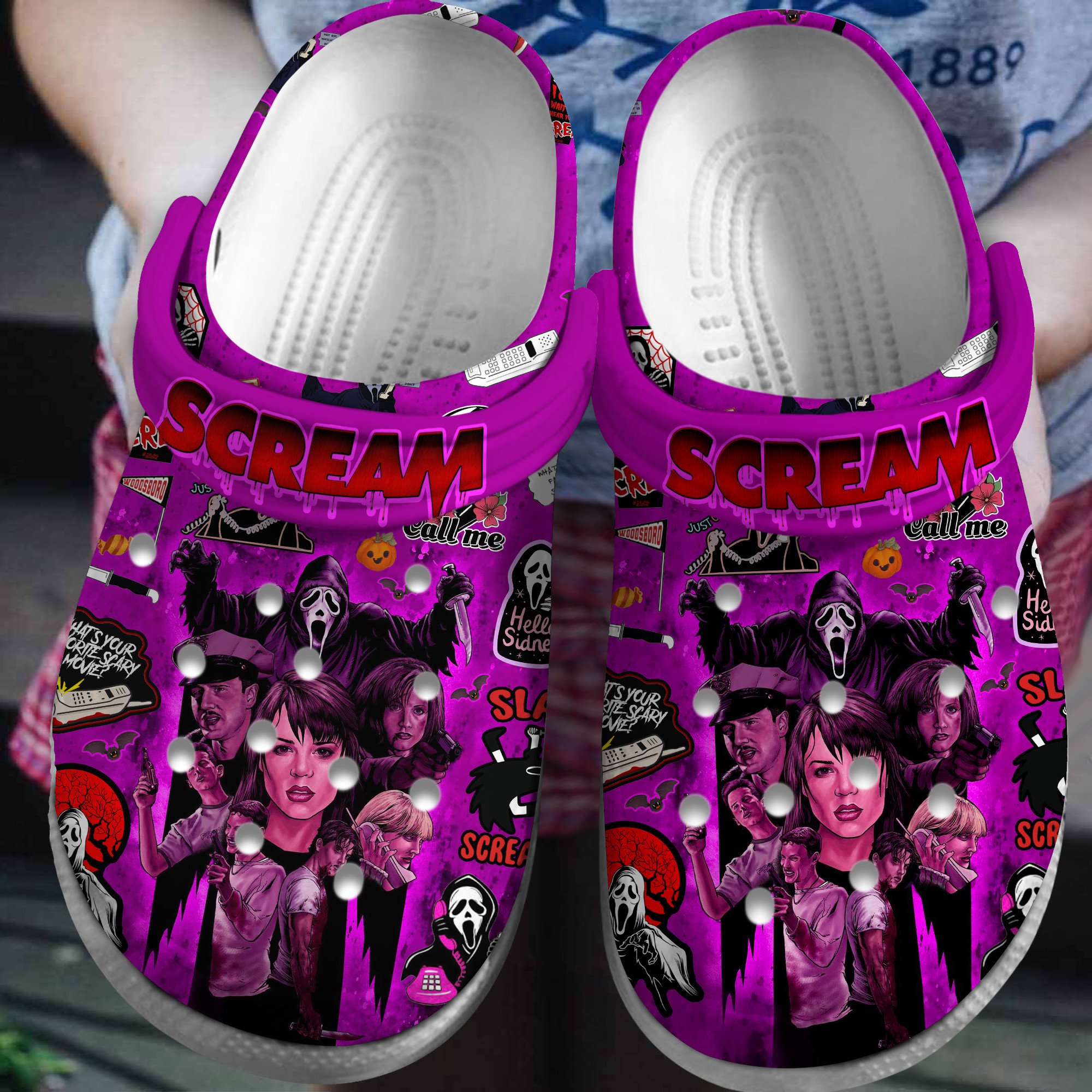 Scream Movie Crocss Clogs For Men Women And Kid Tr1805936462-1