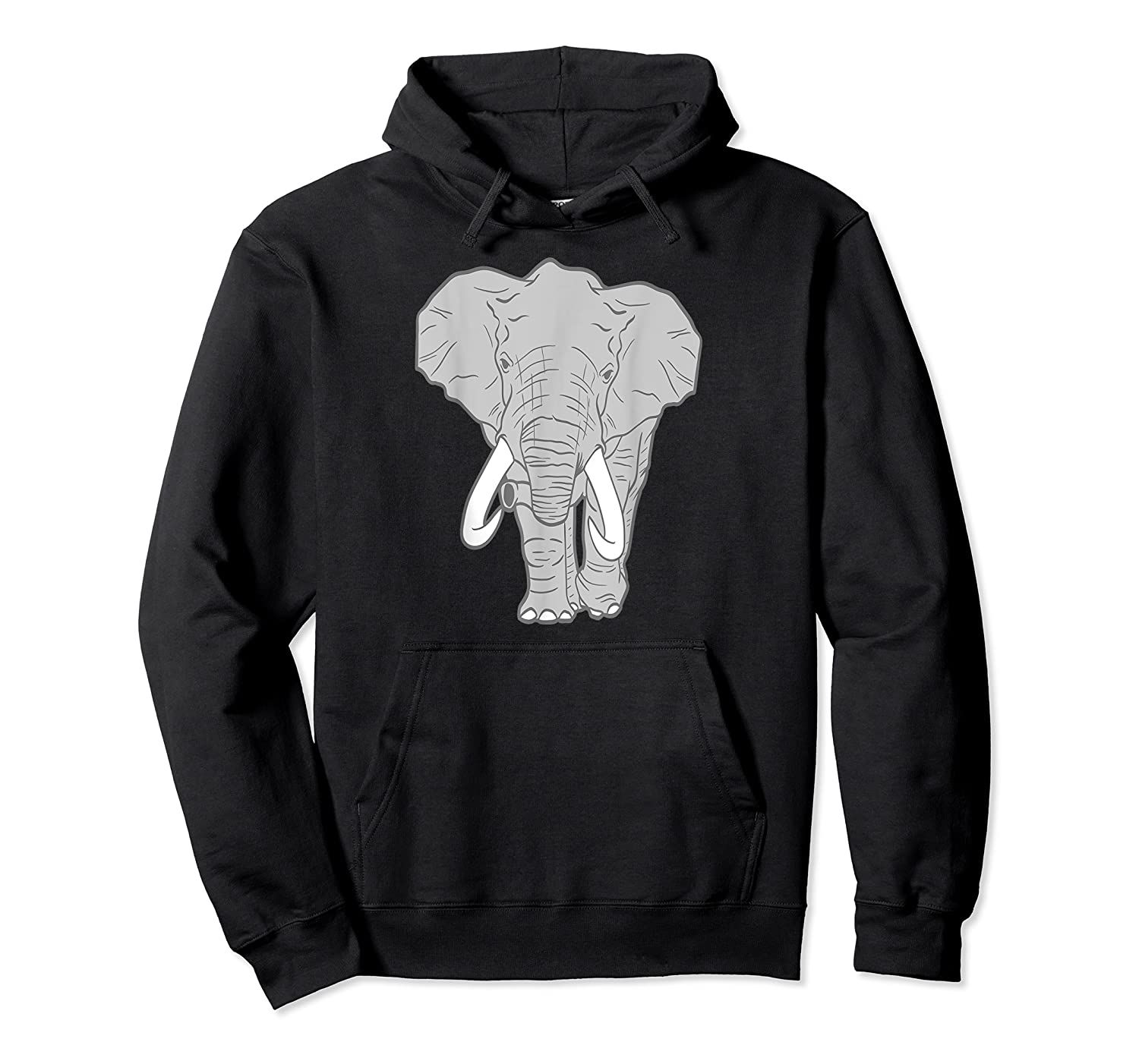 Unisex African Elephant Animal Lover Adult Pullover Hoodie, T-Shirt, Sweatshirt