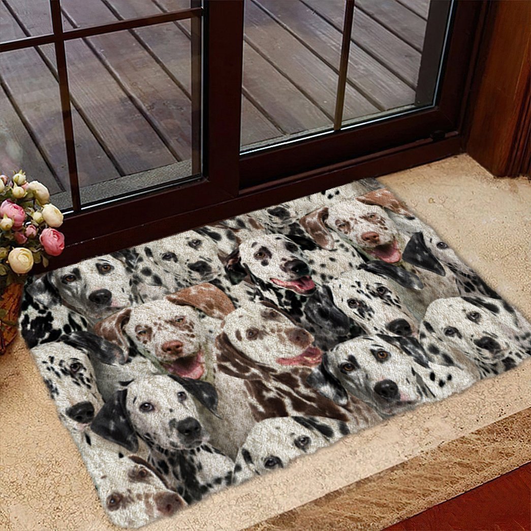 Tmarc Tee A Bunch Of Dalmatians Doormat