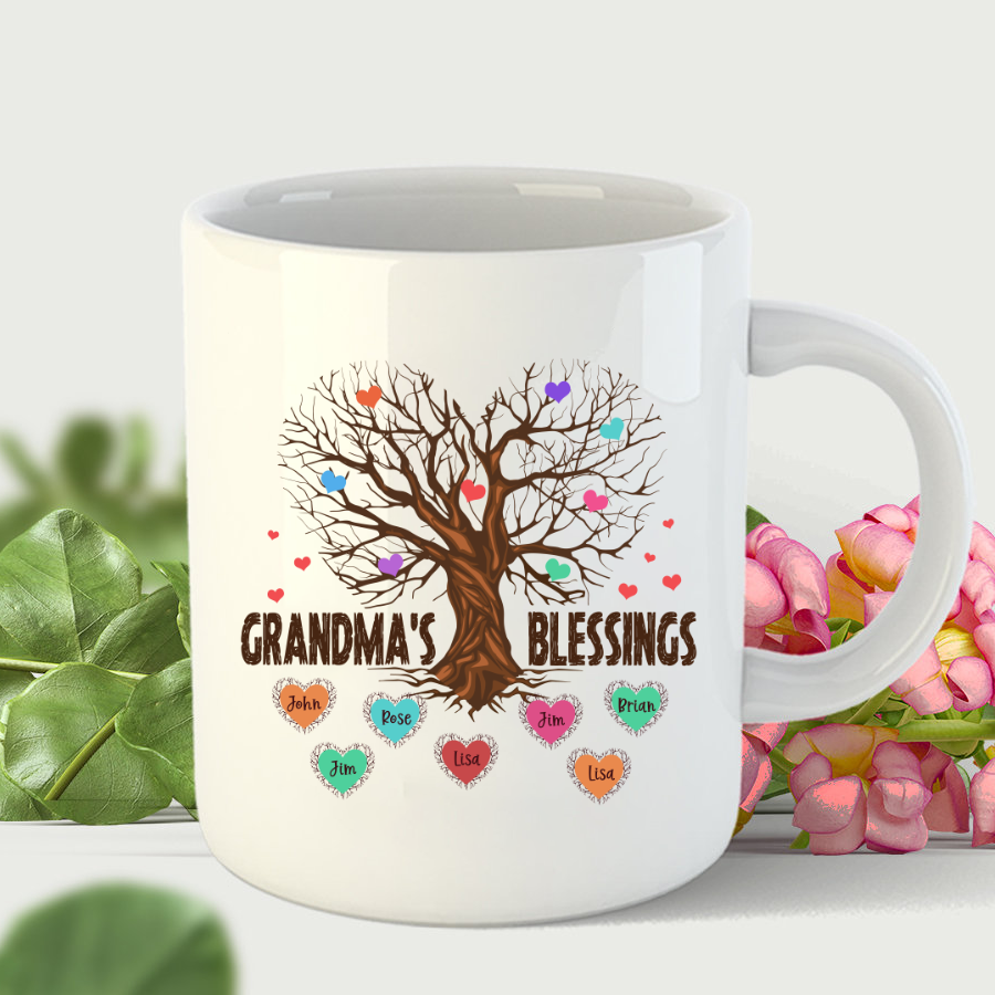 Grandma’S Blessings Tree Mug