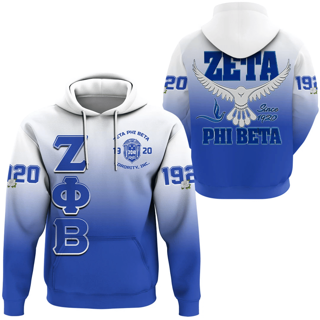 Sorority Hoodie – Zeta Phi Beta Gradient Hoodie