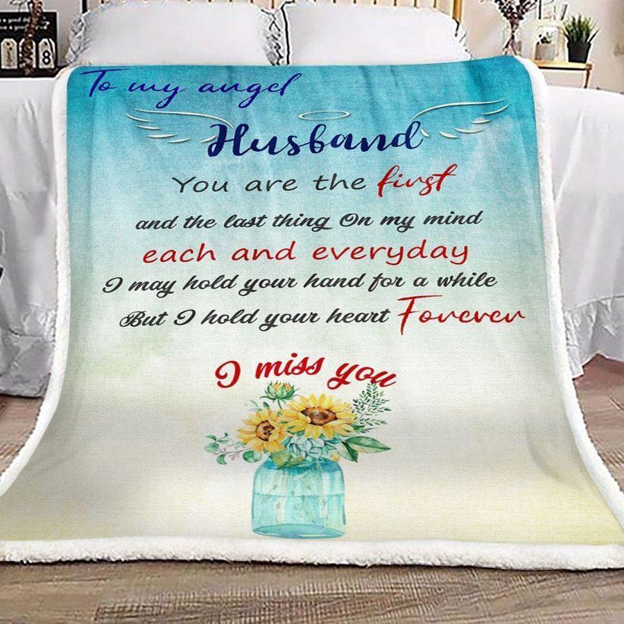 You Are The First And The Last Thing On My Mind – Best Gift For Husband, Gift For Home Decor, Gift For Family  – Fleece Blanket