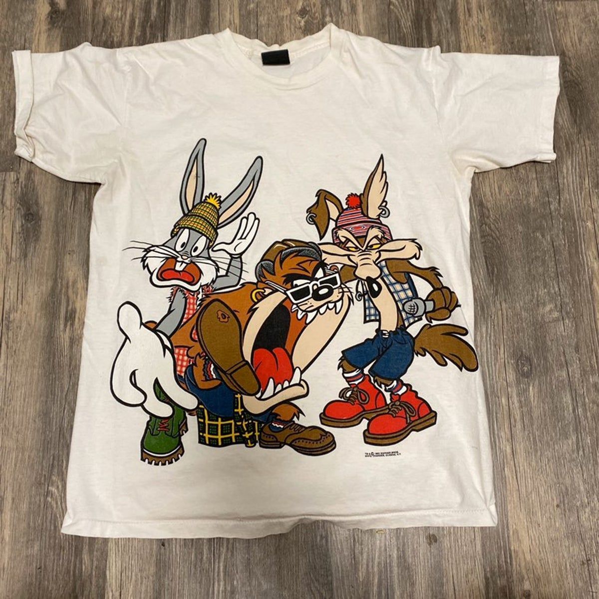 Vintage Rare Bugs Bunny Shirt 92 Taz shirt