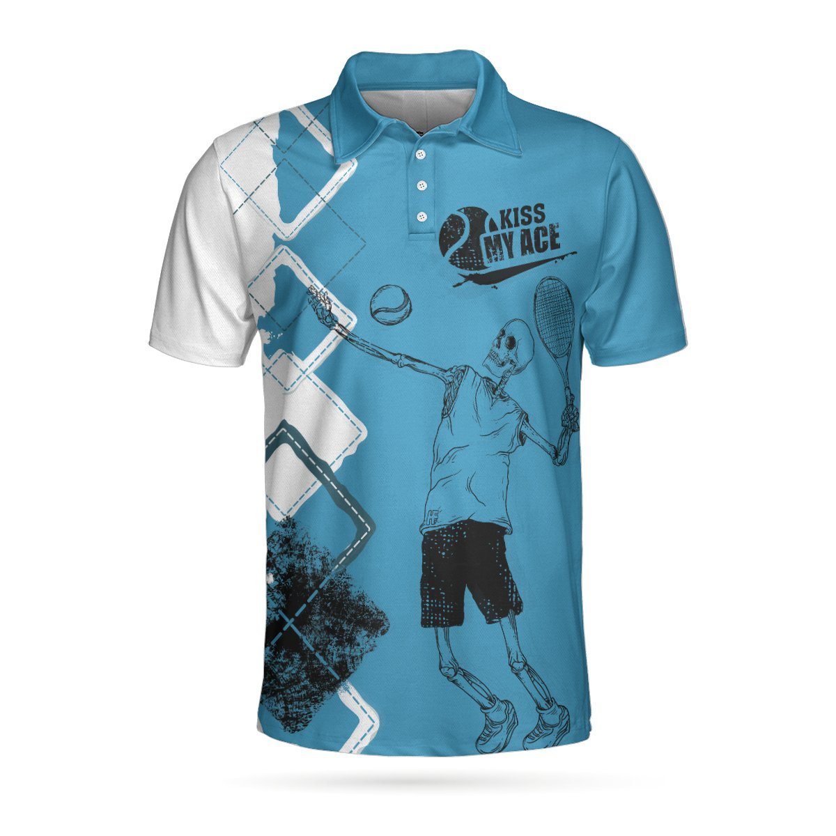 Kiss My Ace Tennis Short Sleeve Polo Shirt – Andressierra Shop