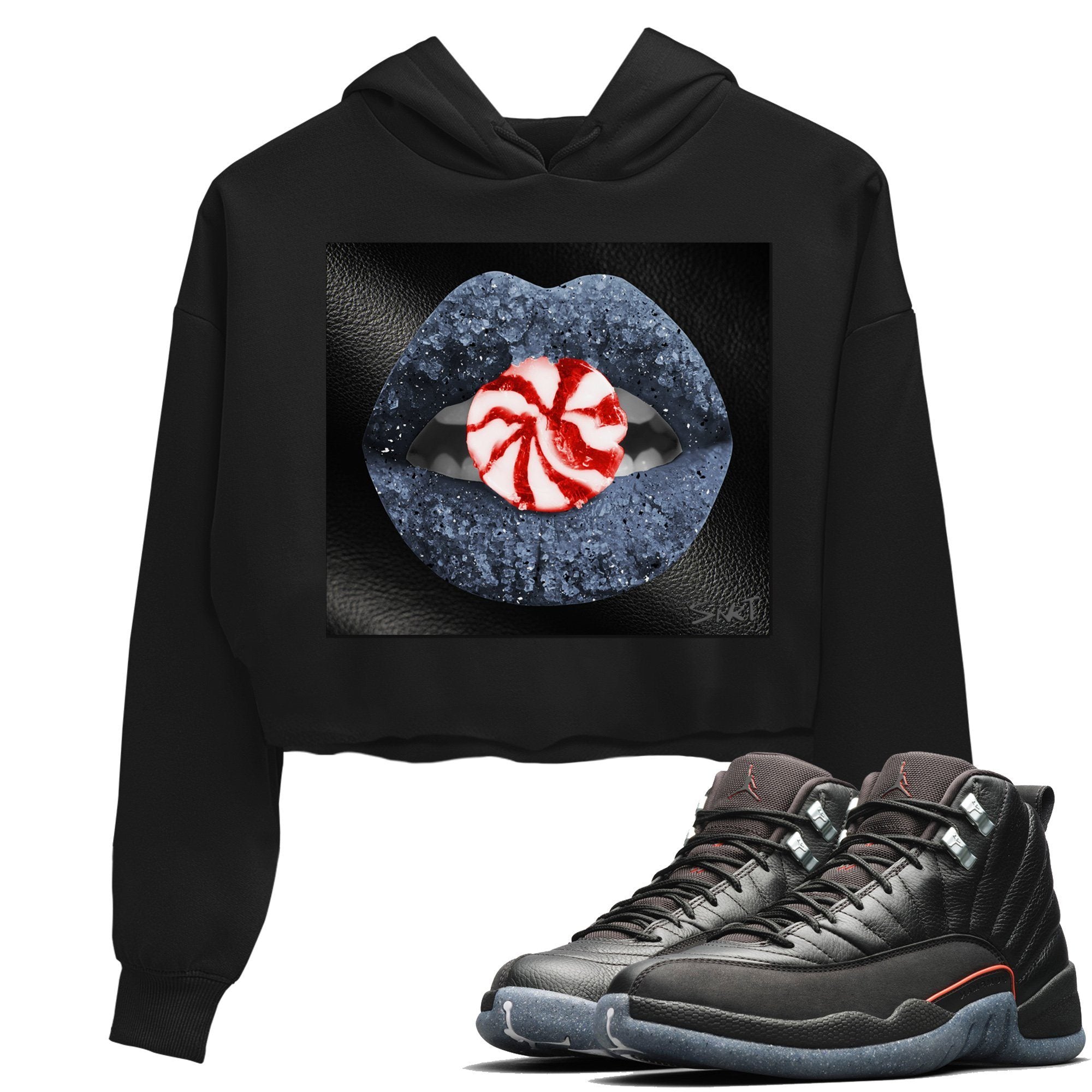 Lips Candy Crop Hoodie – Air Jordan 12 Grind