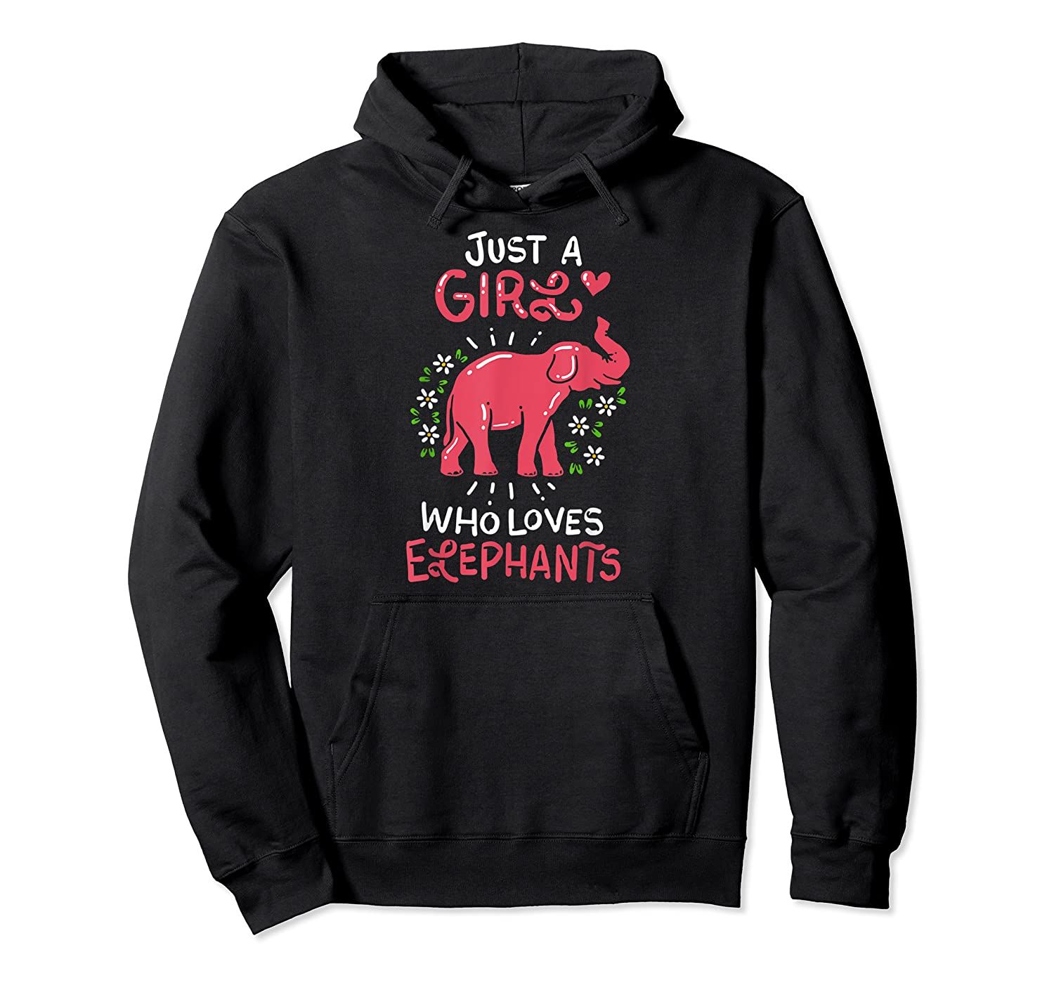 Elephants Lover Animal Flower Cute Tee GifHoodie Pullover Hoodie, T-Shirt, Sweatshirt