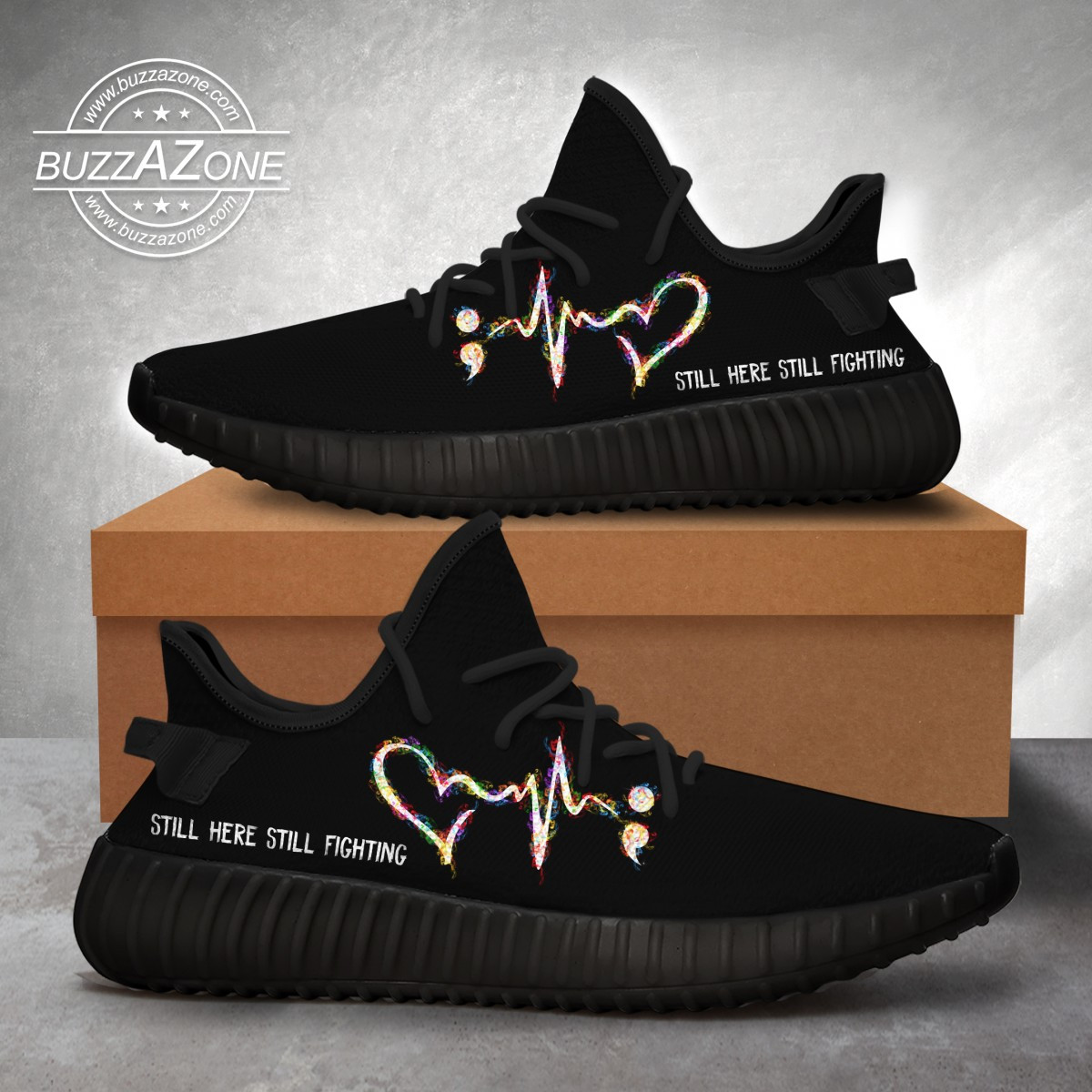 Suicide Awareness Still Fighting Yeezy Black GG