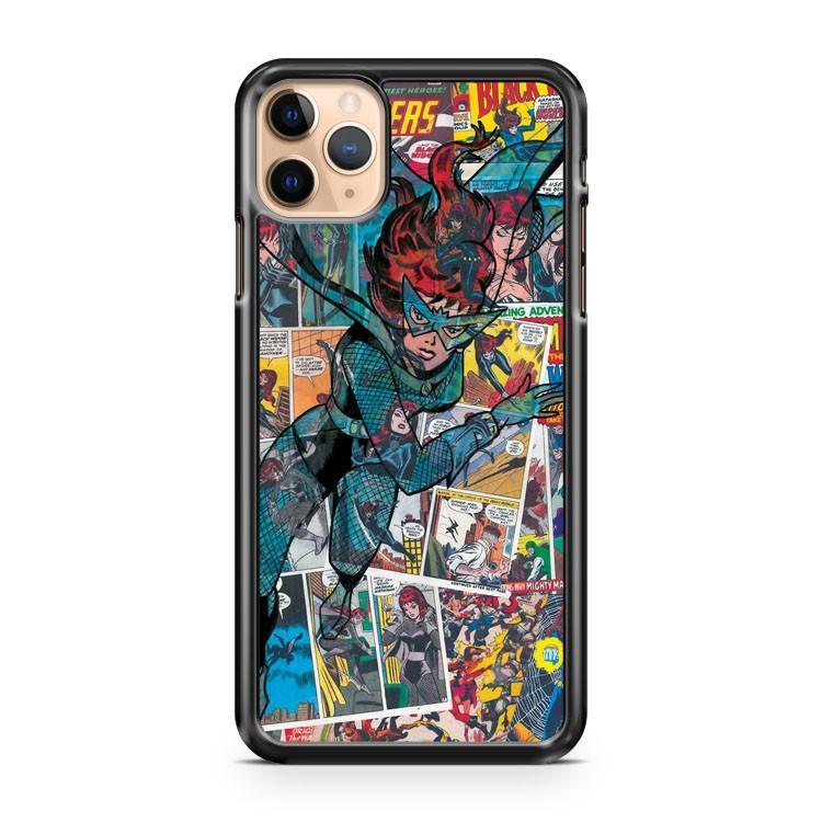 Vintage Comic Black Widow 3D Case Phone Cases