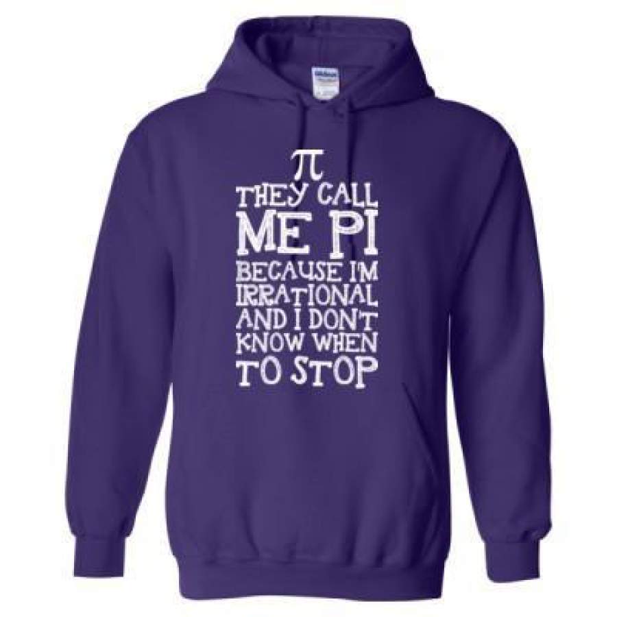 AGR They Call Me Pi Because Im Irrational And I Dont Know When To Stop – Heavy Blend™ Hooded Sweatshirt