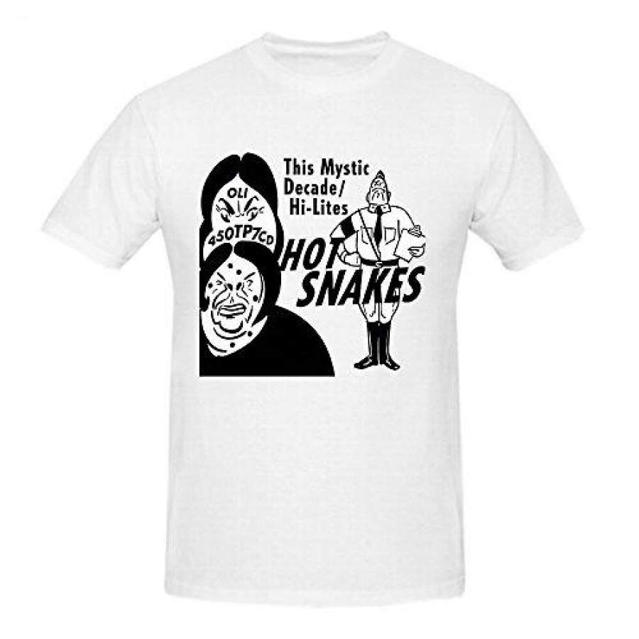 fashion shirt Printed T-shirt Funny T Shirt Hot Snakes This Mystic Decade Hi Mens Sexy Tee Shirts O Neck