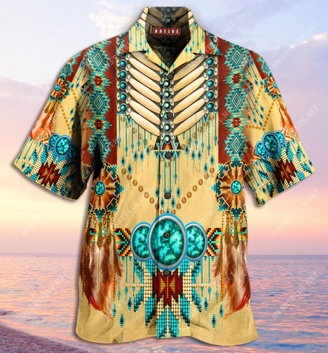 Proud Native American Unisex Hawaii Shirt Ha15487