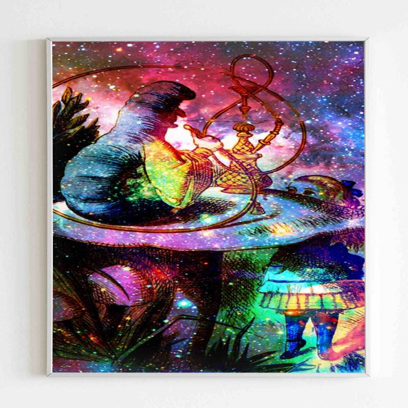 Alice In Wonderland Nebula Poster