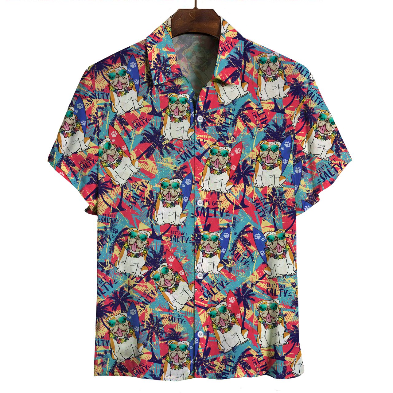 Aloha Hawaii English Bulldog Shirt Ha23728