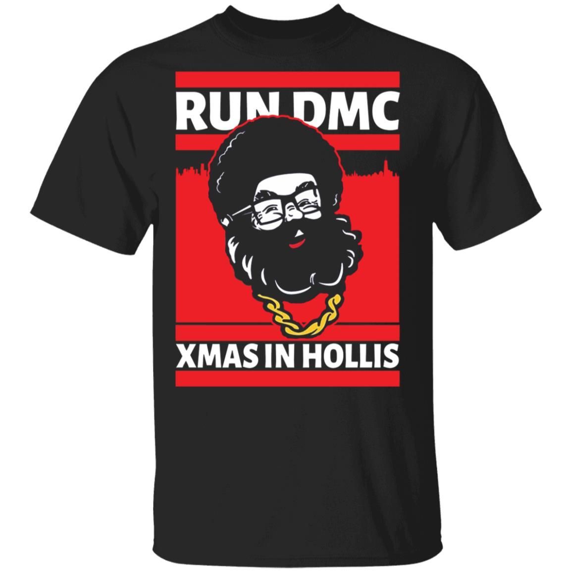 Run Dmc Xmas In Hollis Christmas Shirt