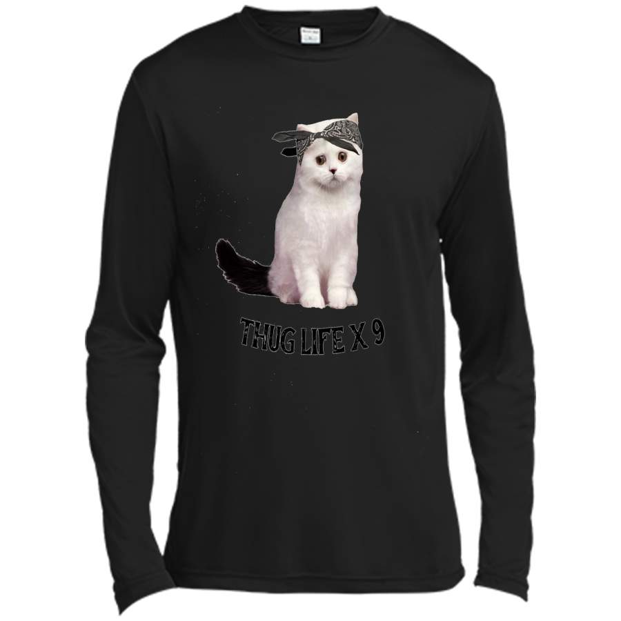 Thug Life x 9 Cute Cat Funny Animal T Shirt shirt