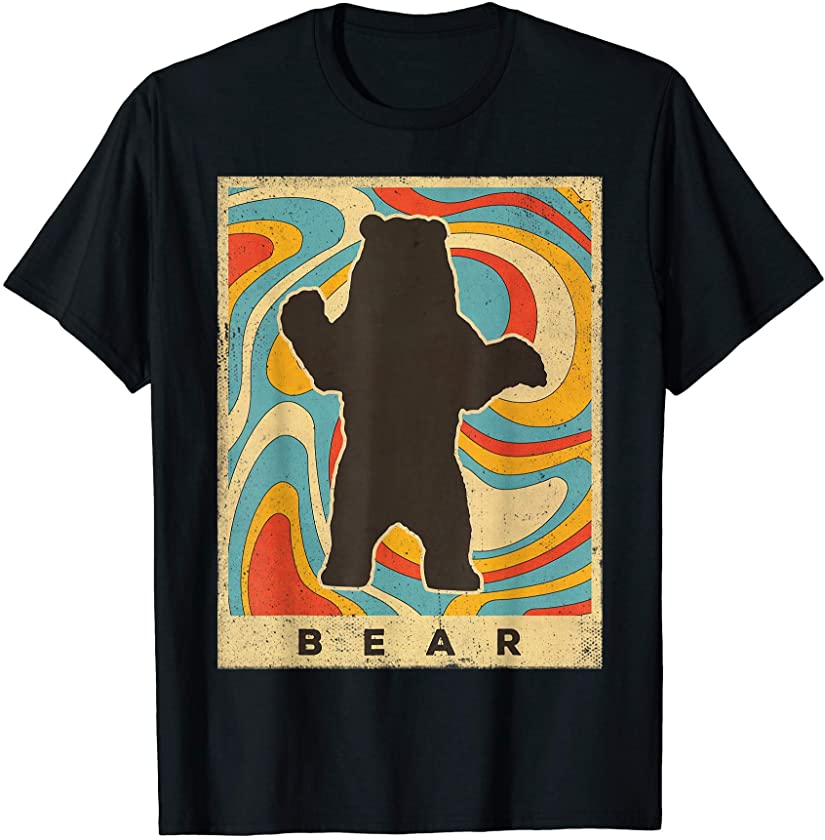 Vintage Bear Lover Animal Retro Style T-Shirt