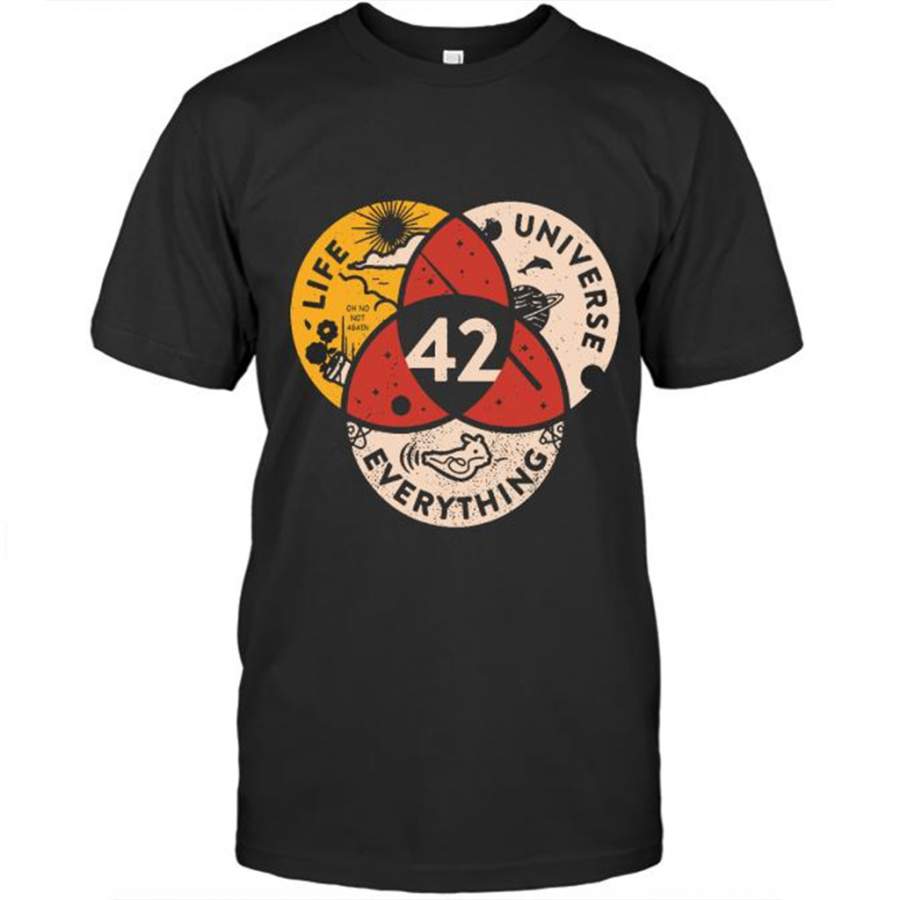 42 The Answer to Life The Universe and Everything, Classic Vintage Retro – Gildan Short Sleeve Shirt