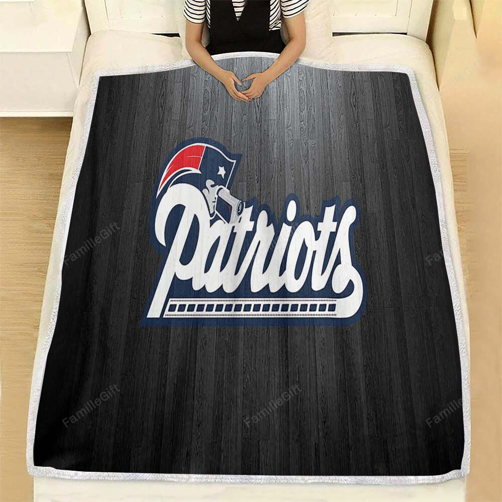 New England Patriots Fleece Blanket – New England Soft Blanket, Warm Blanket