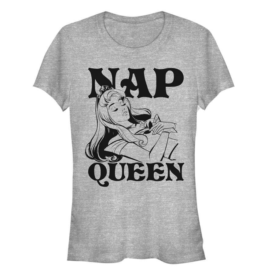 Sleeping Beauty Junior’s Aurora Nap Queen  T Shirt