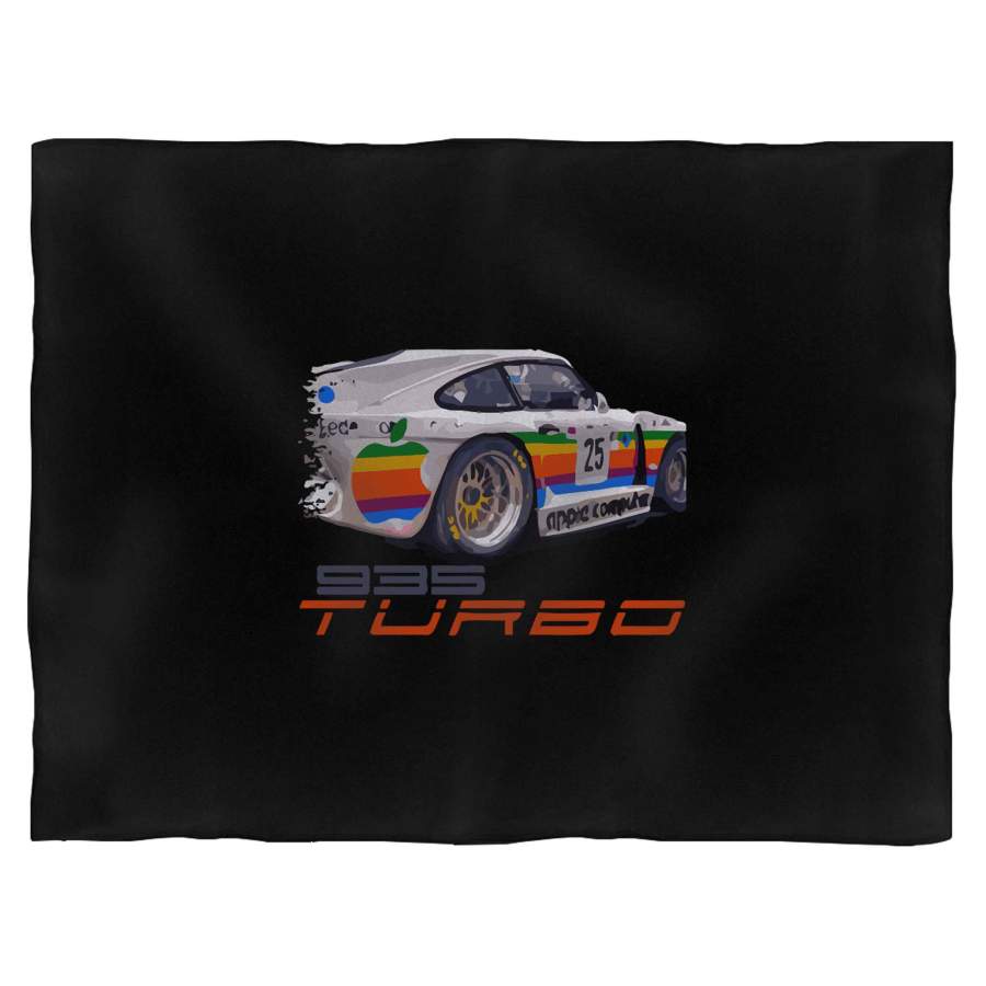 1980 Apple Computers Porsche 935 Turbo Racecar Blanket