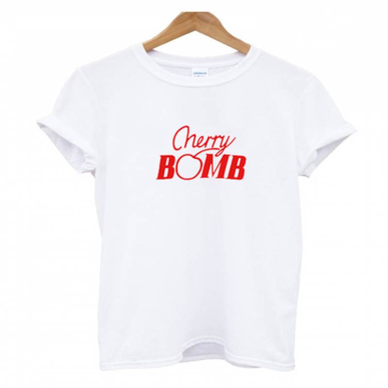 Cherry Bomb White T-Shirt