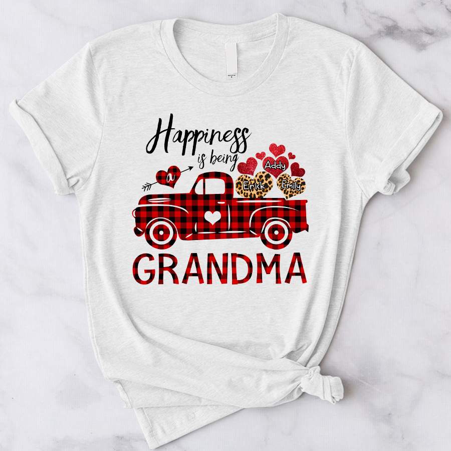 Happiness is being a grandma Valentine Shirt, Happy Valentine’s Day Shirt