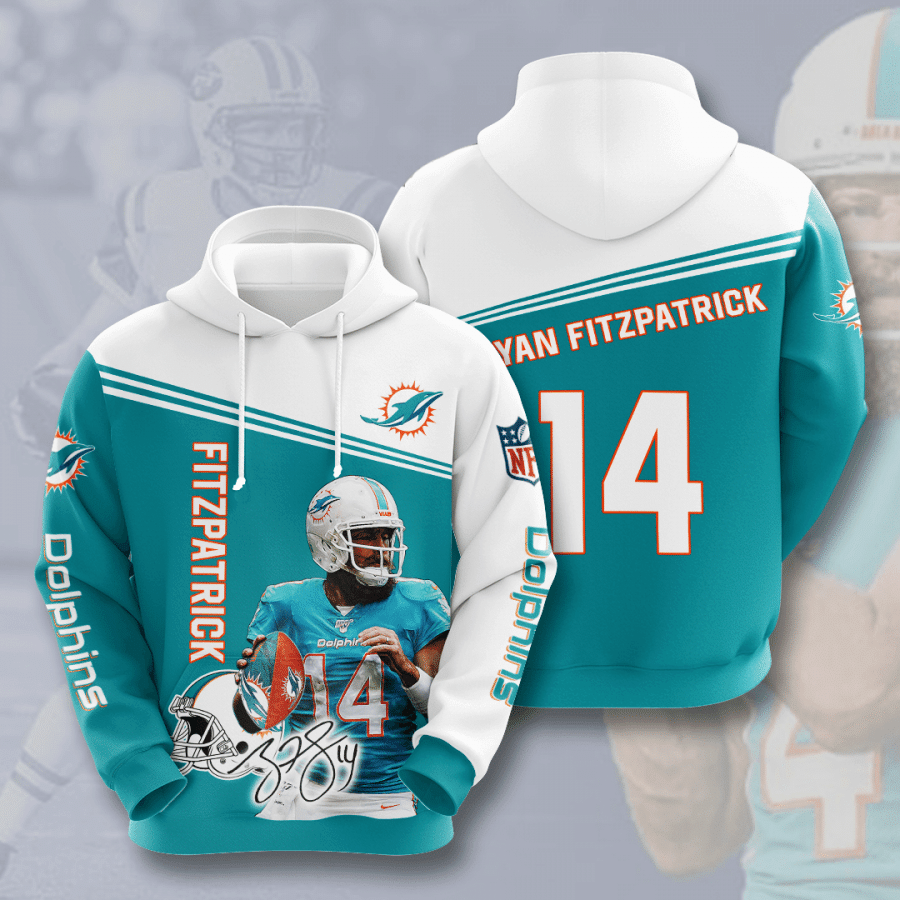 Ryan Fitzpatrick Miami Dolphins Miami Dolphins 49 Unisex 3D Hoodie Gift For Fans