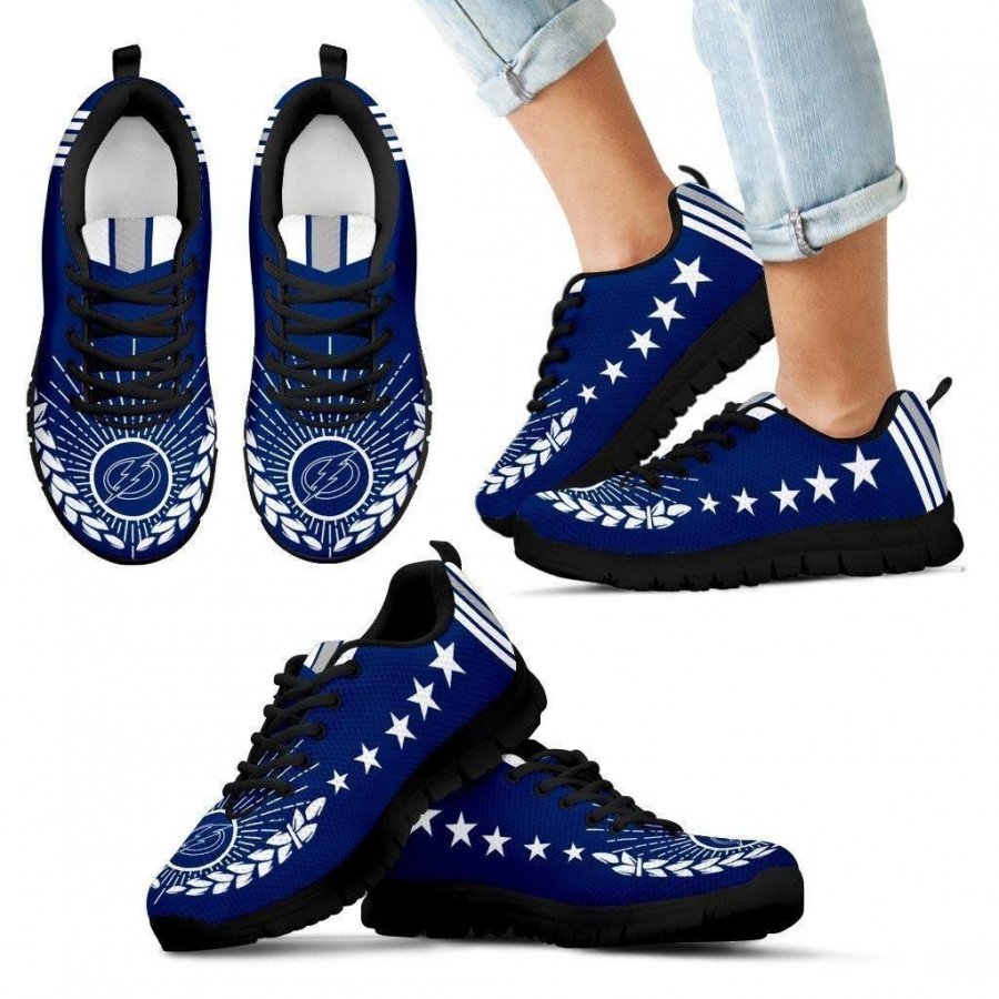 Line Of Stars Victory Tampa Bay Lightning Sneakers #842