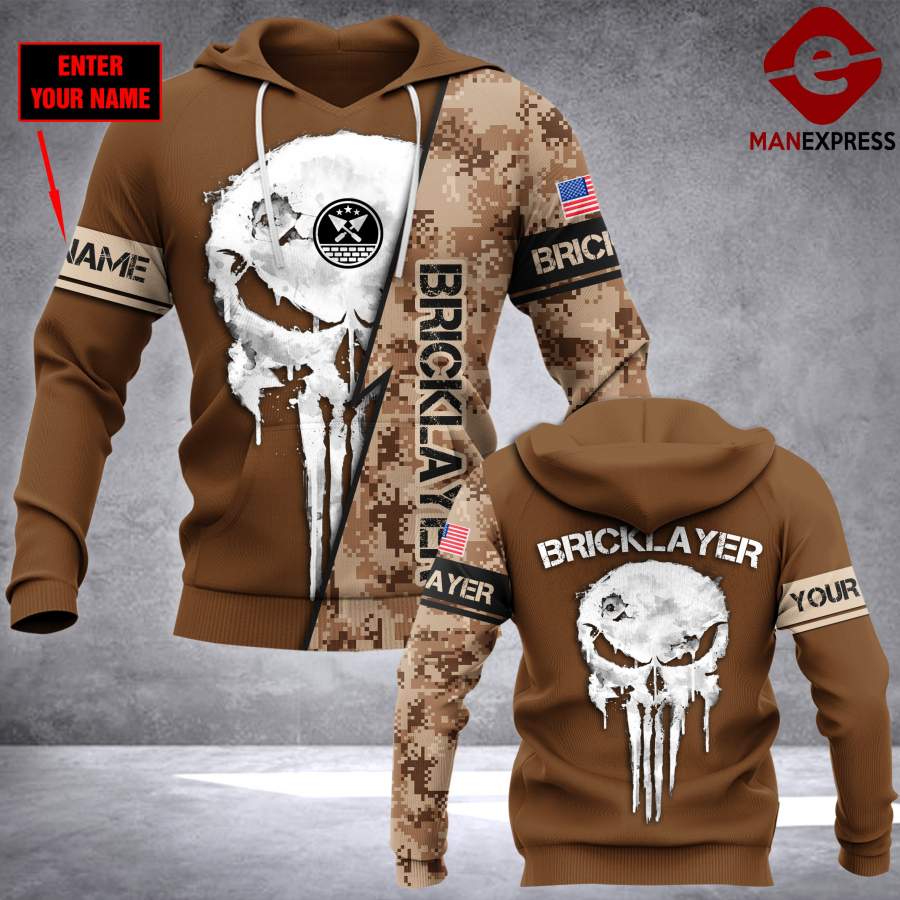 VH CUSTOMIZE BRICKLAYER HOODIE 1412 3D ALL OVER PRINTED