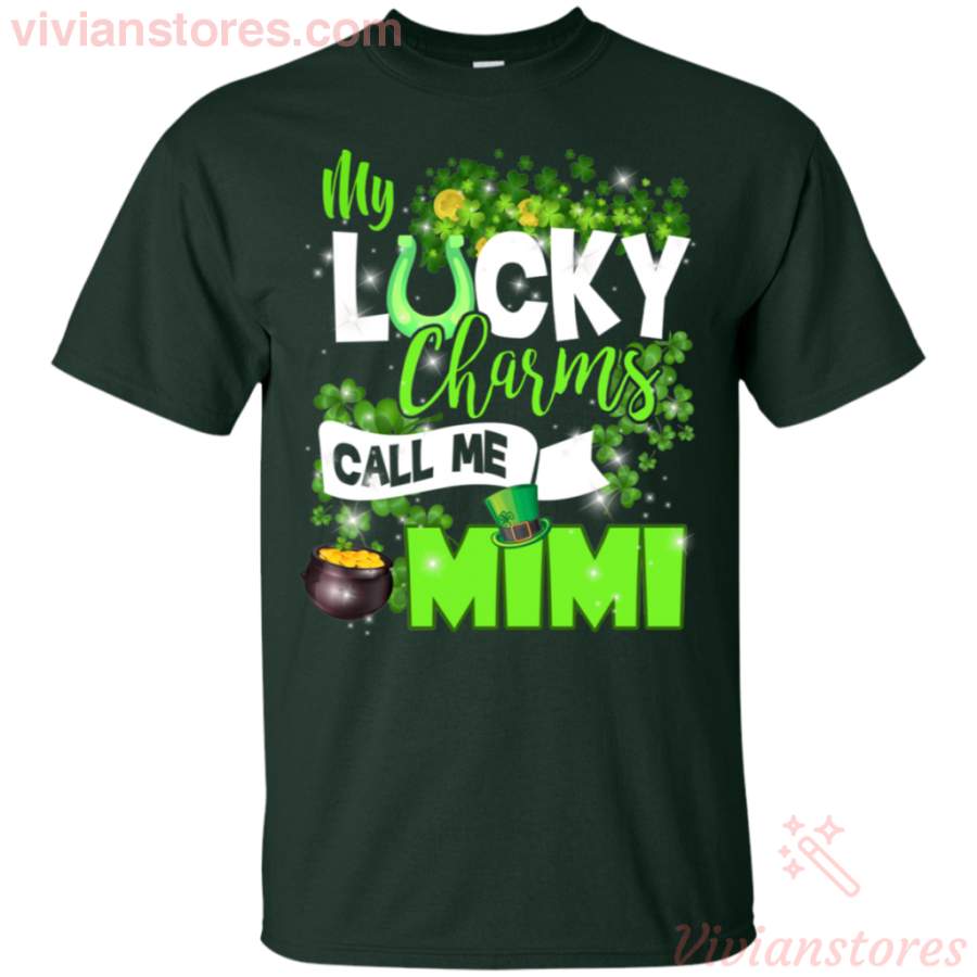 Lucky Charms Call Me Mimi Shamrock St Patricks Day Shirt LT02