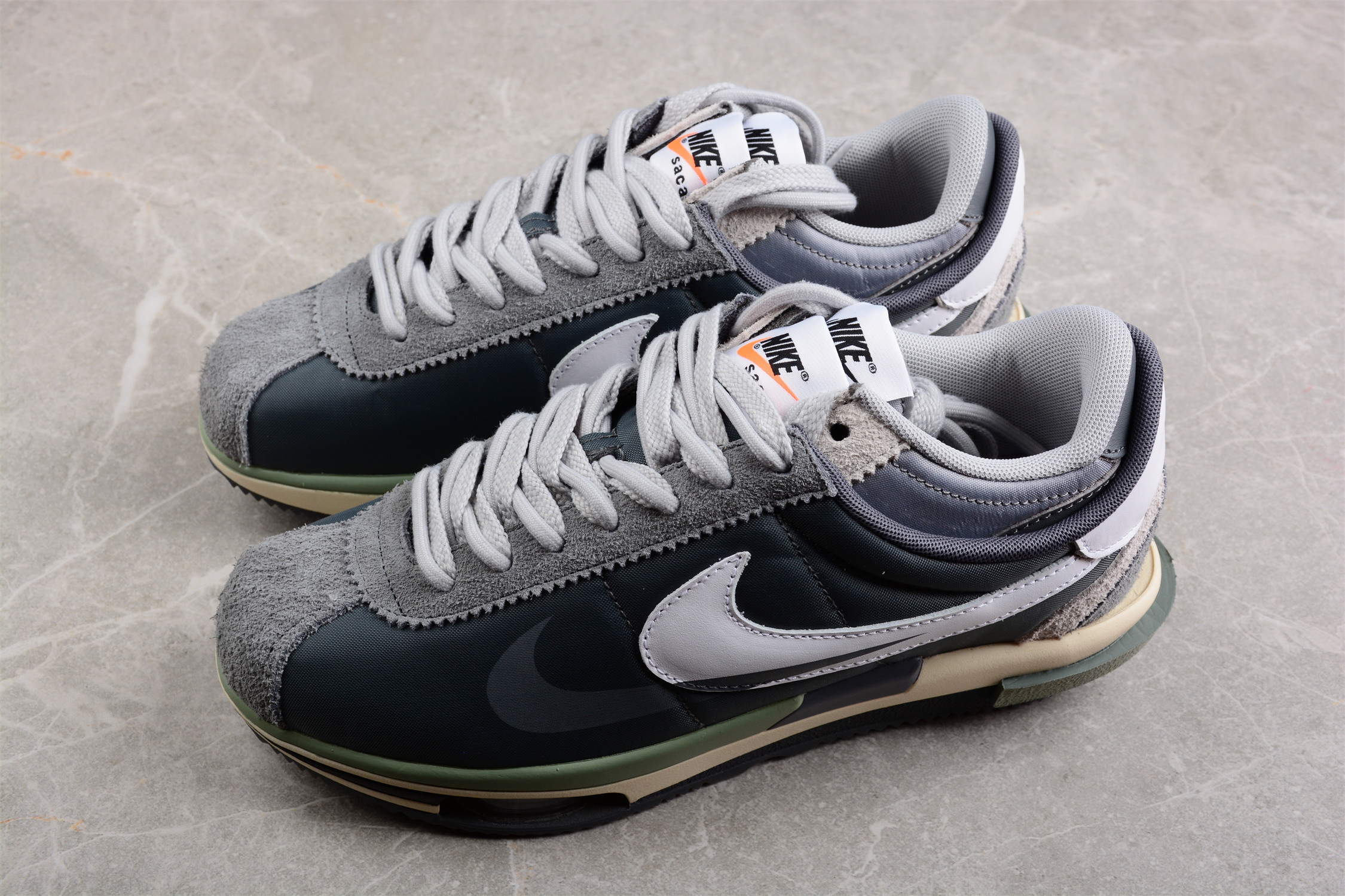 Nike Zoom Cortez SP sacai Grey Shoes Sneakers SNK563284765