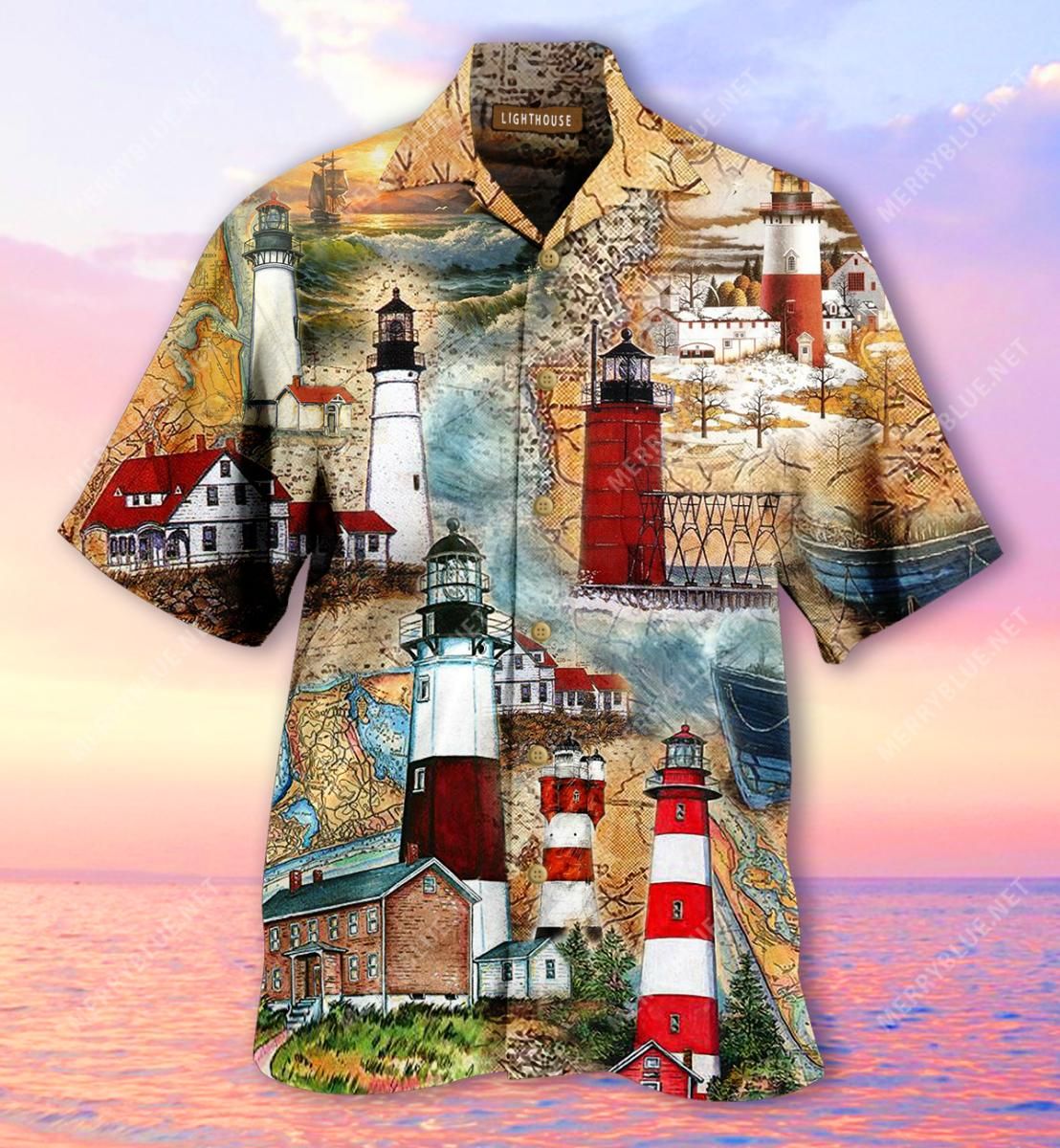 The Past Is A Lighthouse Not A Port Aloha Hawaiian Shirt Colorful Short Sleeve Summer Beach Casual Shirt For Men And Women