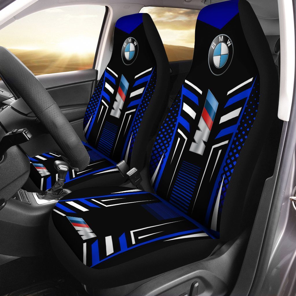 BMW M NQP-HT Car Seat Cover (Set of 2) Ver 1 (Blue)