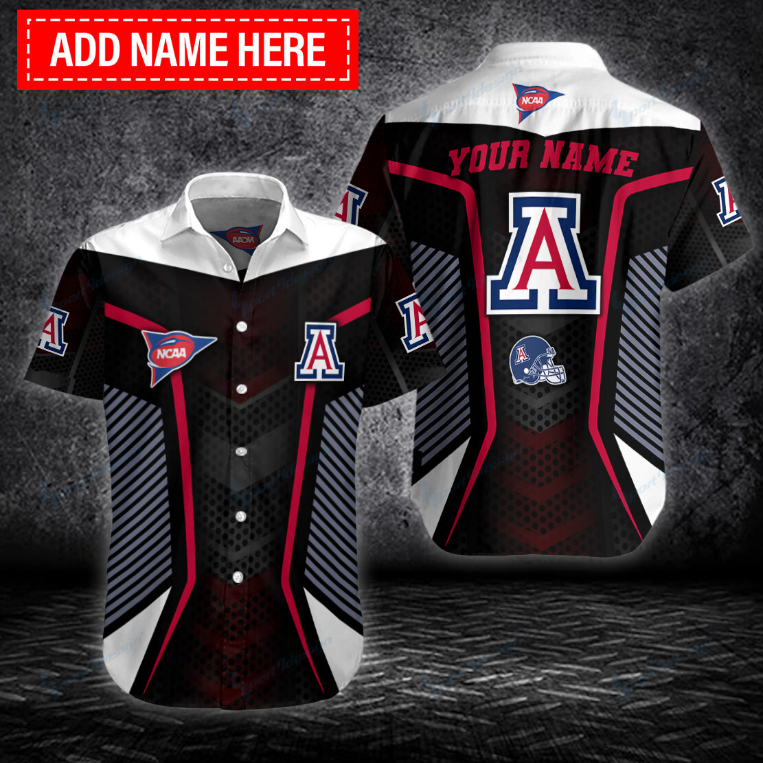 Arizona Wildcats Personalized Button Shirts Bg257